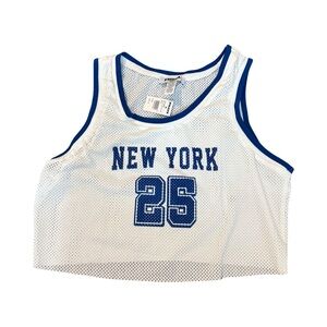 New York Mesh Crop Top